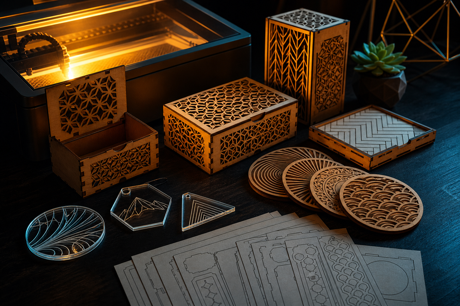 Laser Cut SVG Files visual